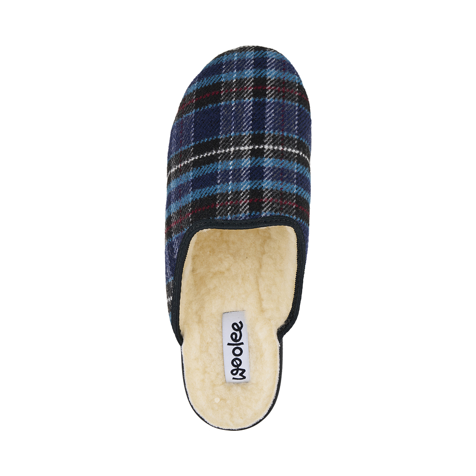 Two-pack of men's comfort slippers with Merino sheep wool