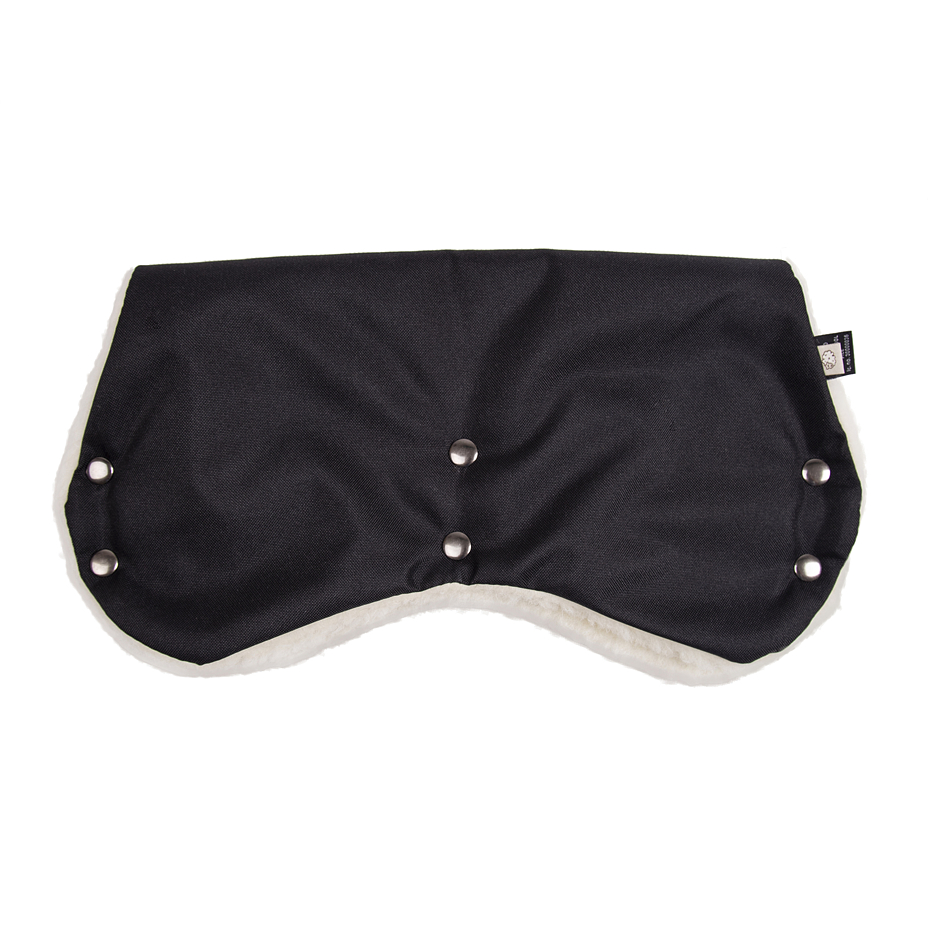 Wool Hand Muff Black