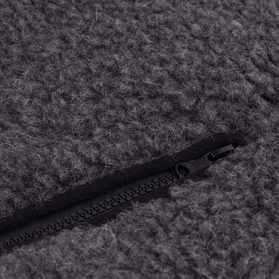 Sport Style Wool Vest Dark Grey