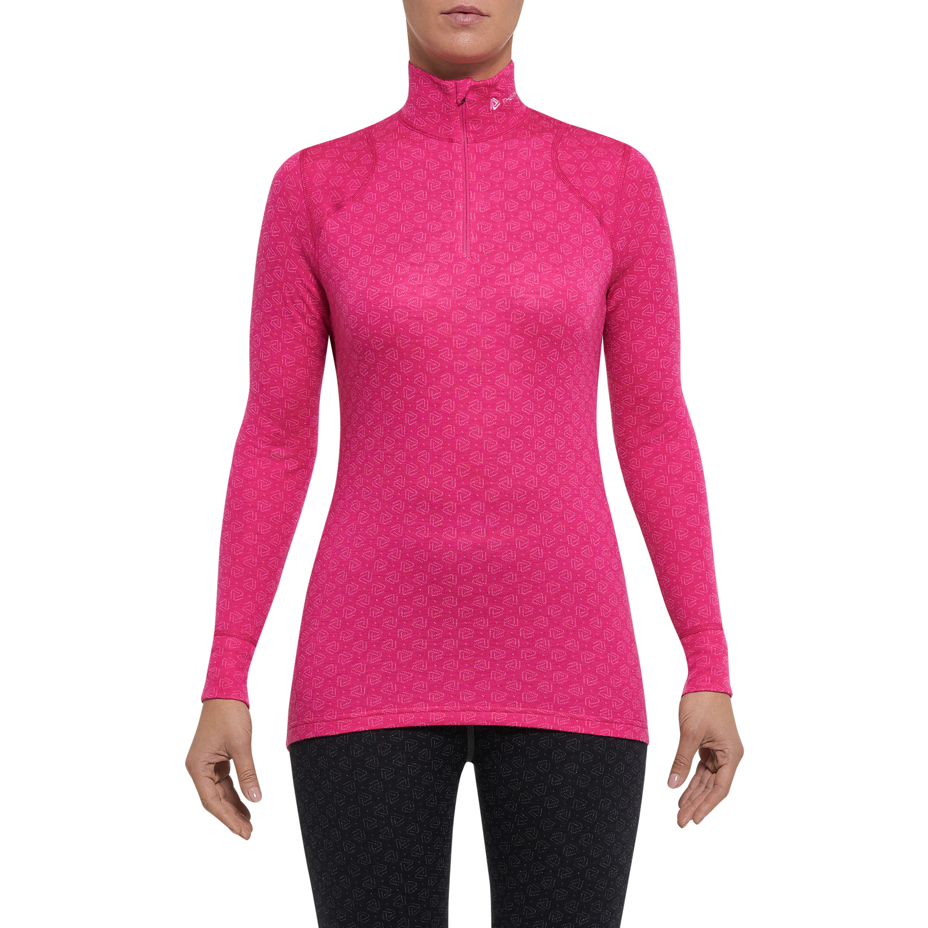 Women's Performance MERINO XTREME THERMOWAVE Top with Zip Pink