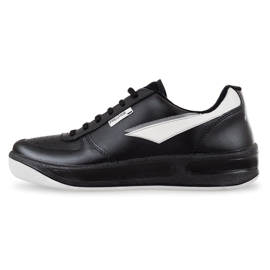 Leather PRESTIGE Trainers Black