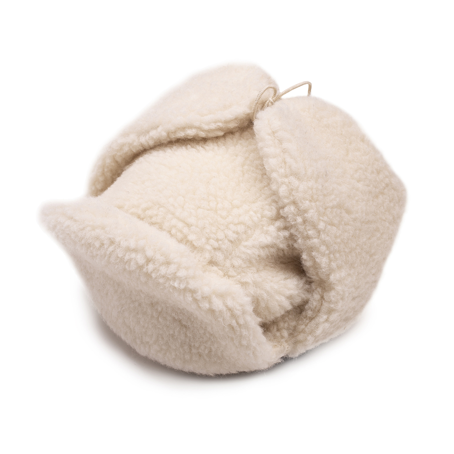 Wool Bomber Hat Natural