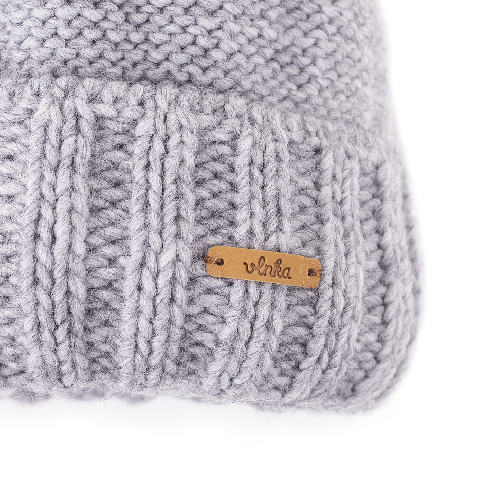 Vlnka Woolly Hat V03 Light Grey
