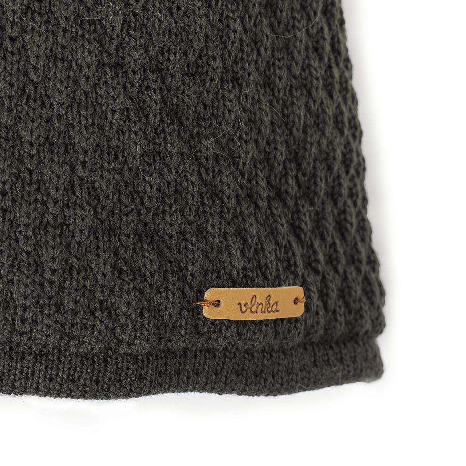 Vlnka Woolly Hat V01 Dark Grey