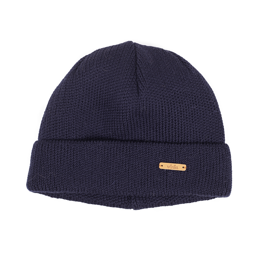Vlnka Woolly Hat V02 Dark Blue