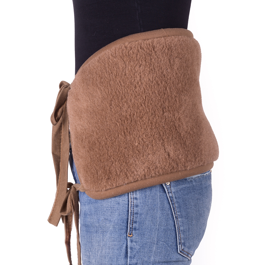 Warming Belt with Ties Brown
