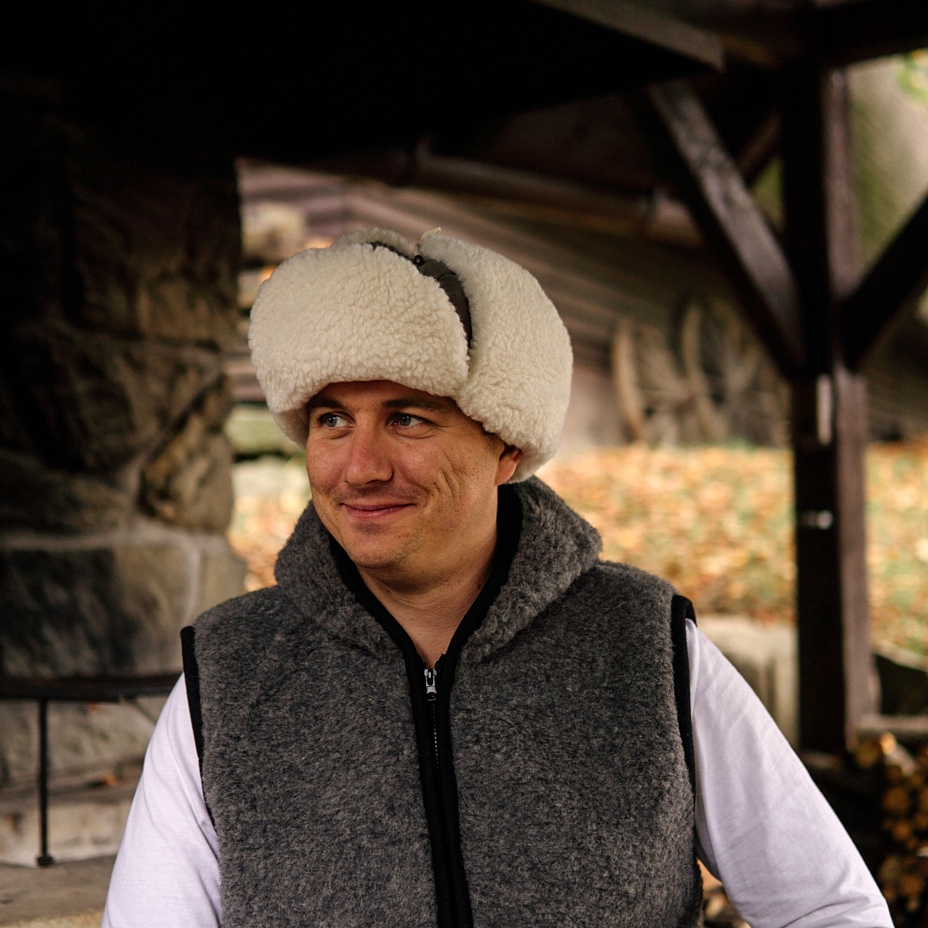 Suede Bomber Hat Grey