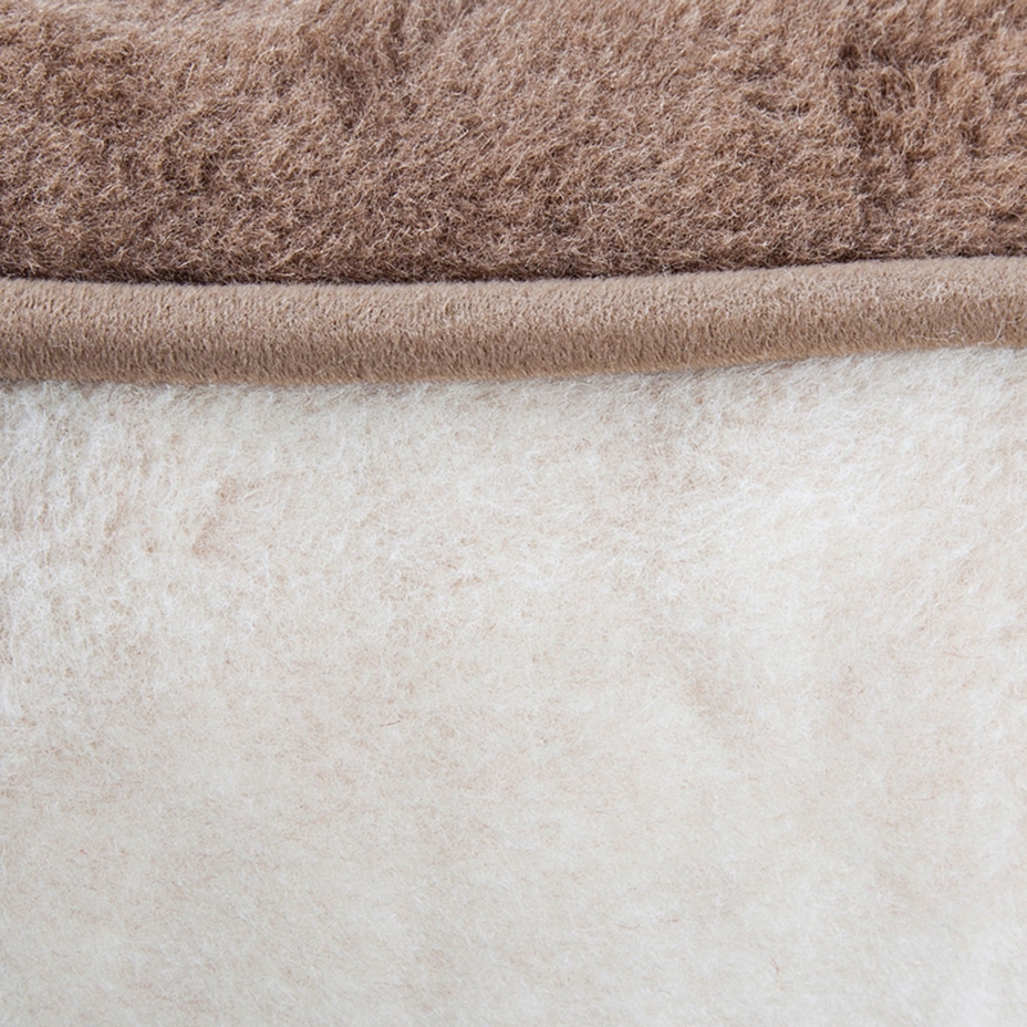 Wool Pillow 40x70 Brown