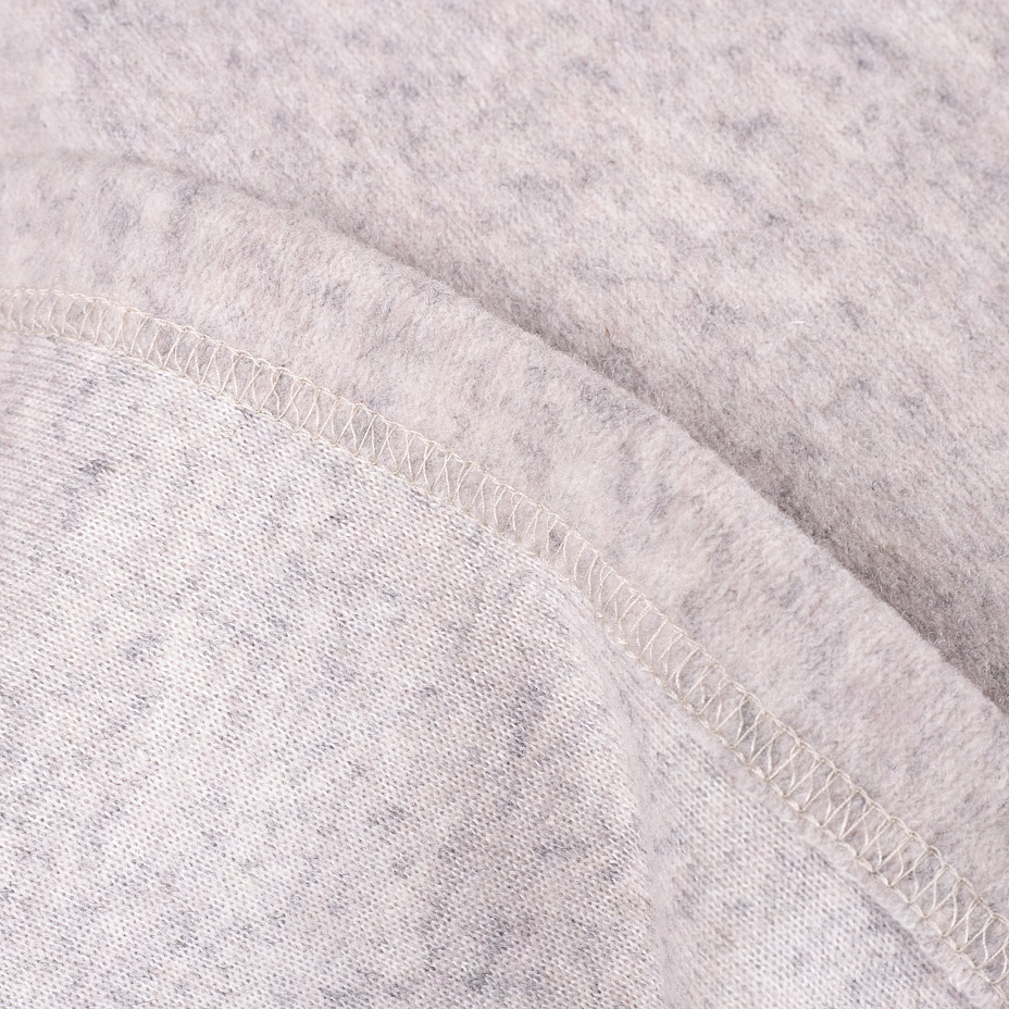 Wool poncho Light grey