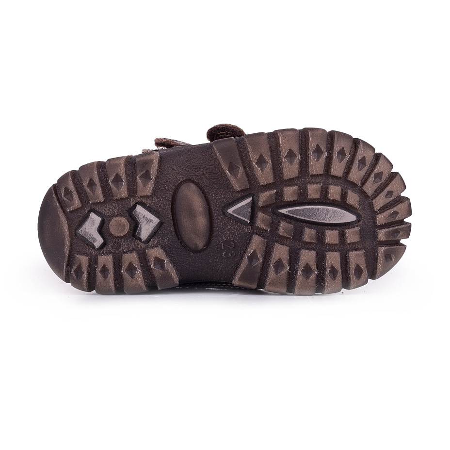 Kids’ Bobo Winter Boots with Sheep Wool Brown