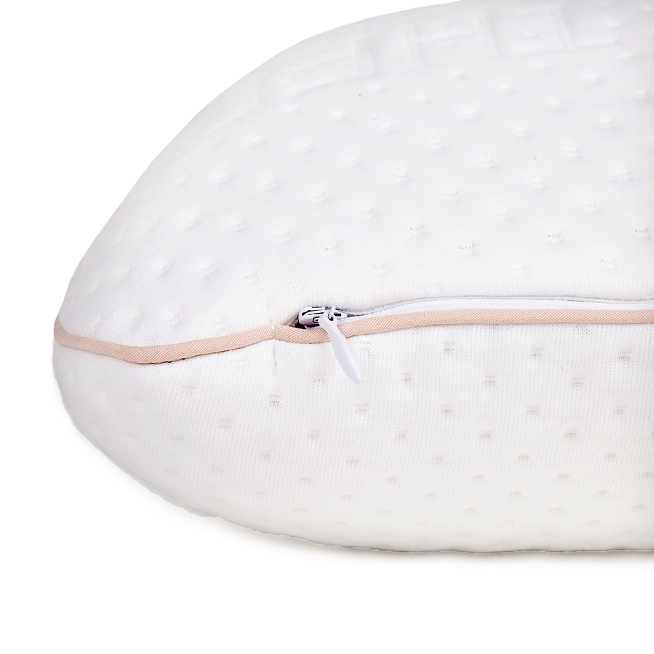 Orthopedic anti-snoring memory pillow