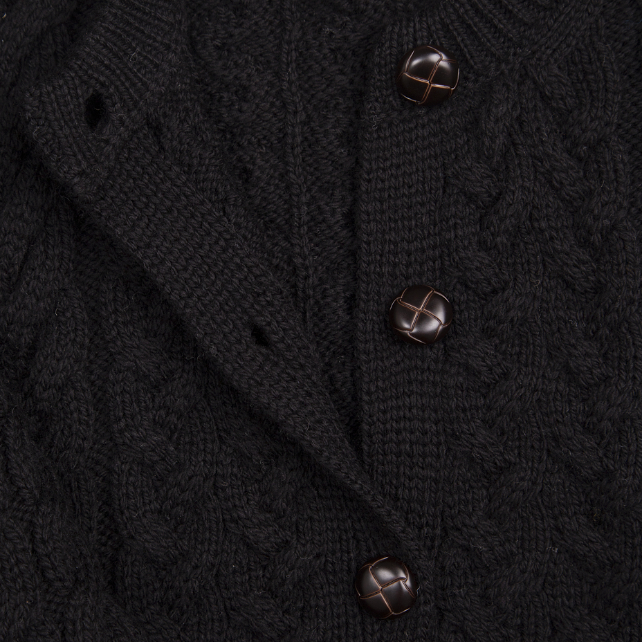 Vlnka Women's Wool Sweater S07 Black