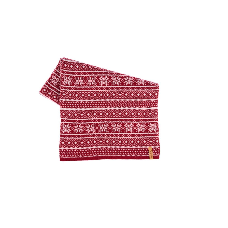 Vlnka Wool Scarf B02 Red