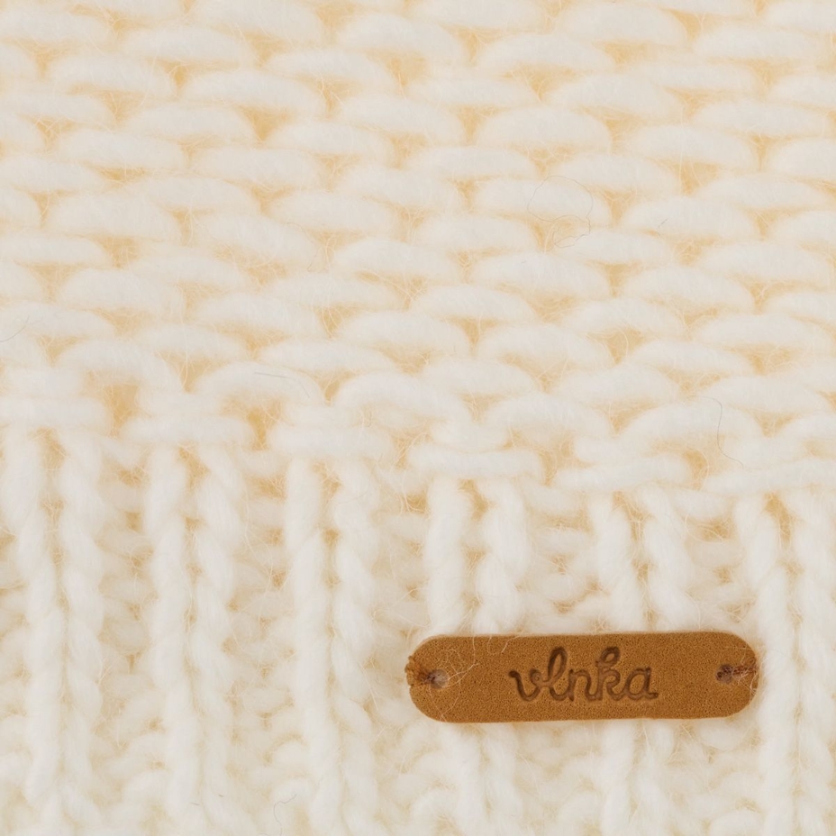 Vlnka Wool Neck Warmer N01 White