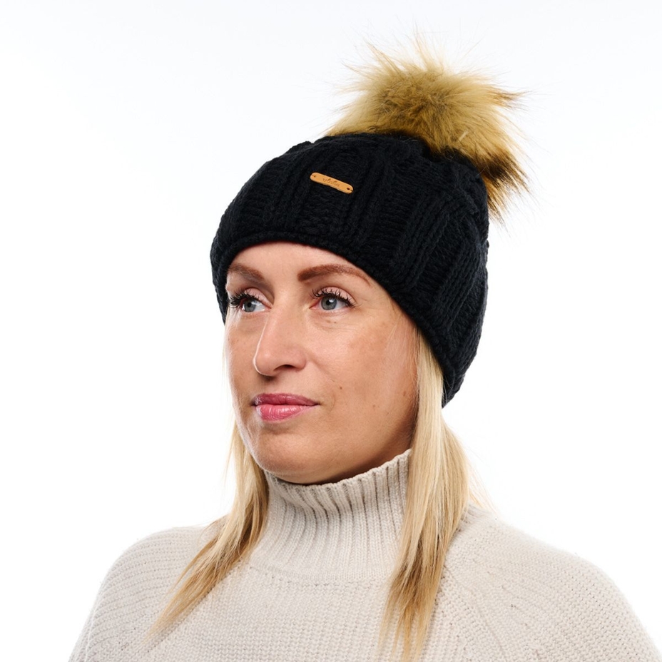 Vlnka Wool Beanie V08 Black