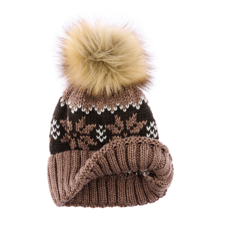 Vlnka Wool Beanie V14 Brown