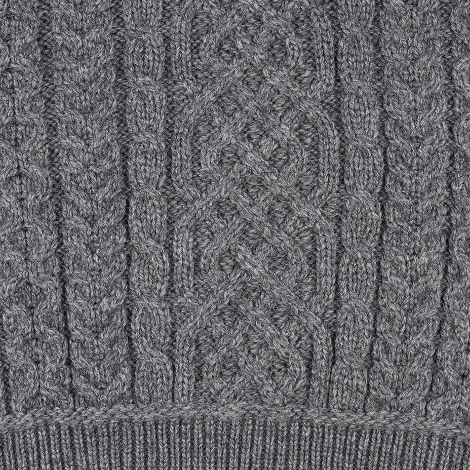 Vlnka Men's Wool Sweater S11 Dark Grey