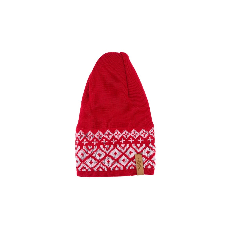 Vlnka Wool Hat V27 Red