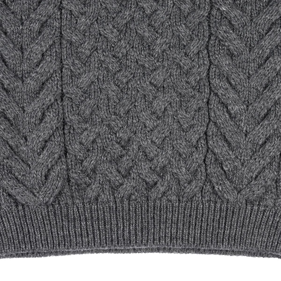 Vlnka Wool Sweater  S08 Dark Grey