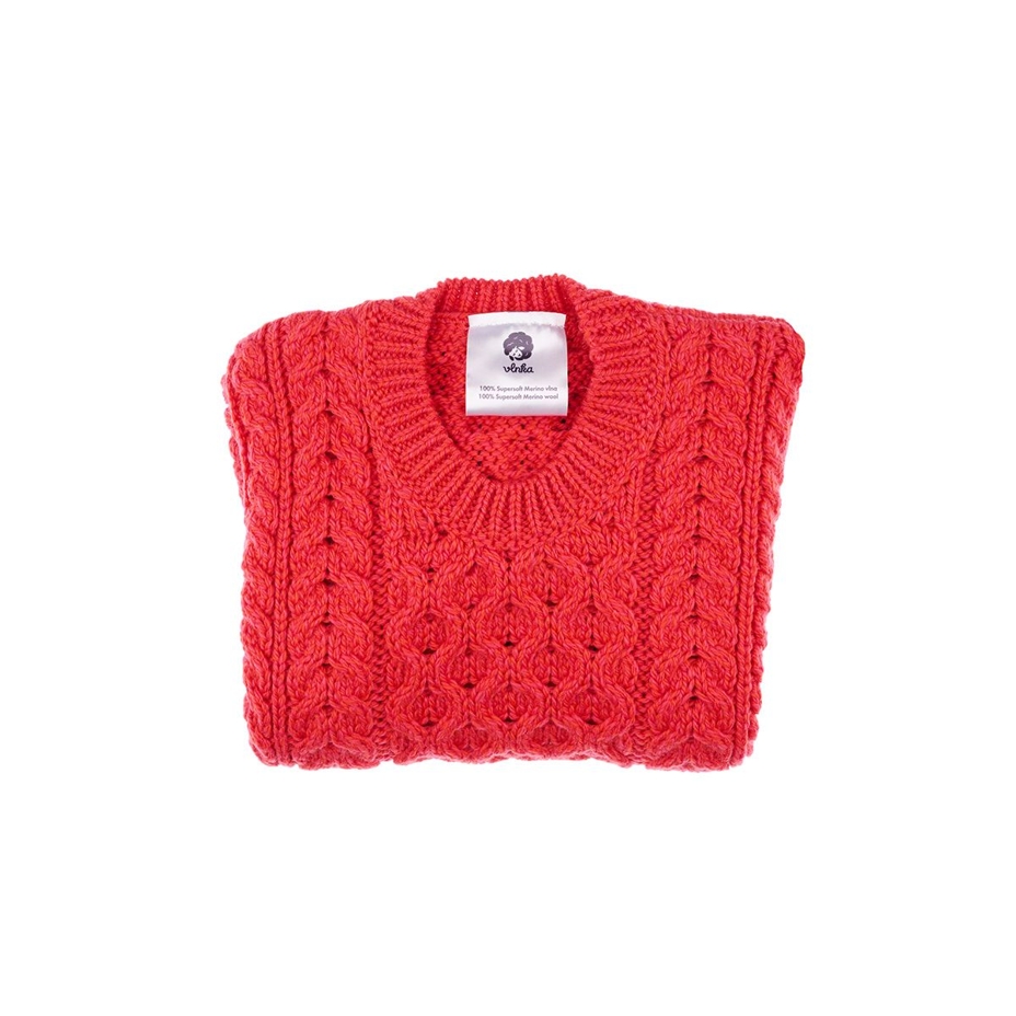 Kids’ Wool Sweater S14 Red