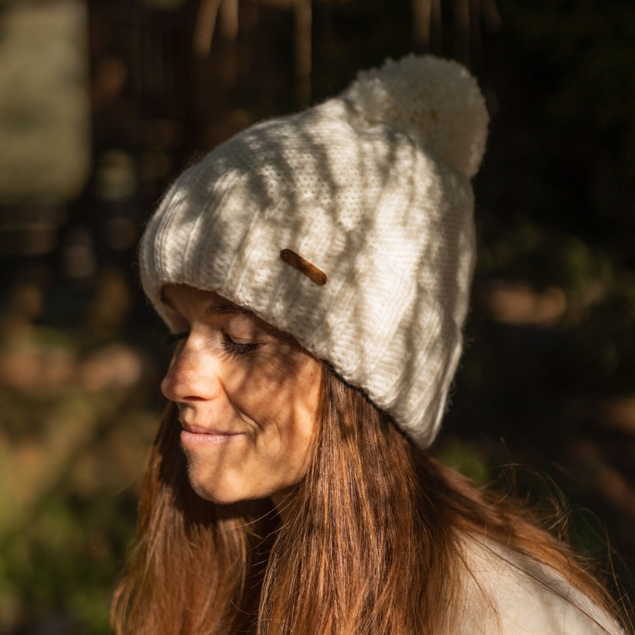 Vlnka Wool Beanie V03 White