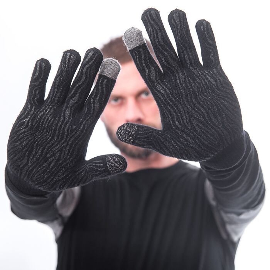 Sensor Merino Wool Gloves Black