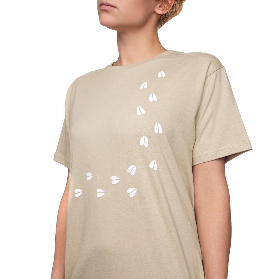 Woolvilli Cotton T-shirt Beige