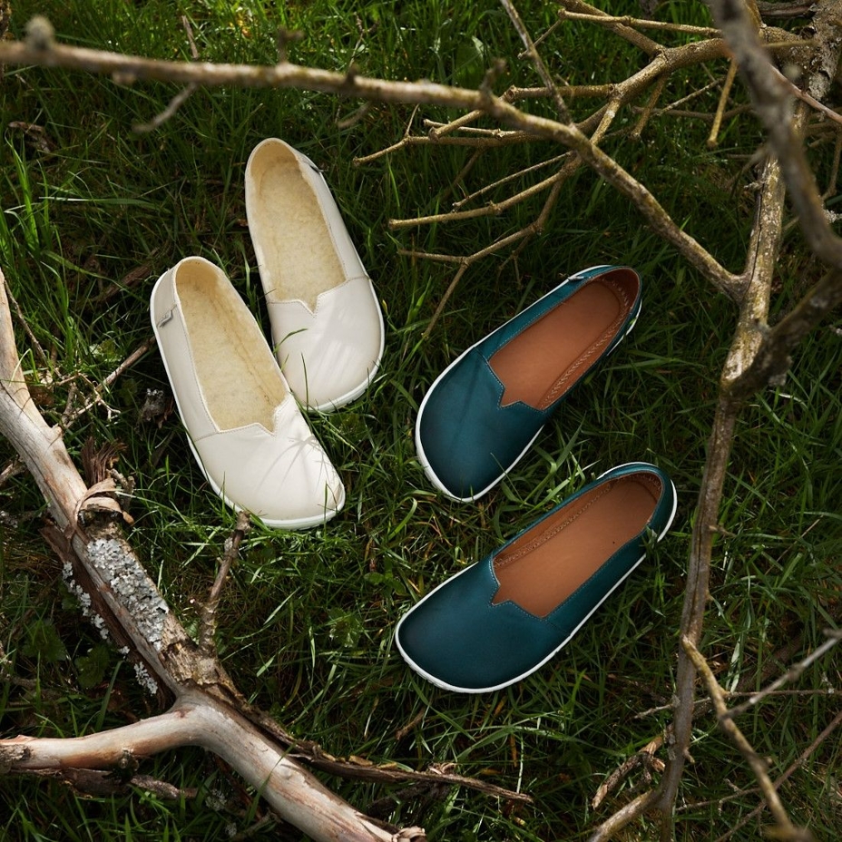 Women’s Odeta Barefoot Leather Ballerina Pumps Green