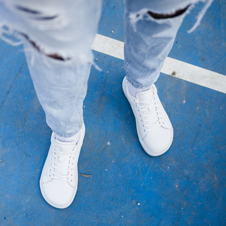 Zoom Leather Barefoot Trainers White