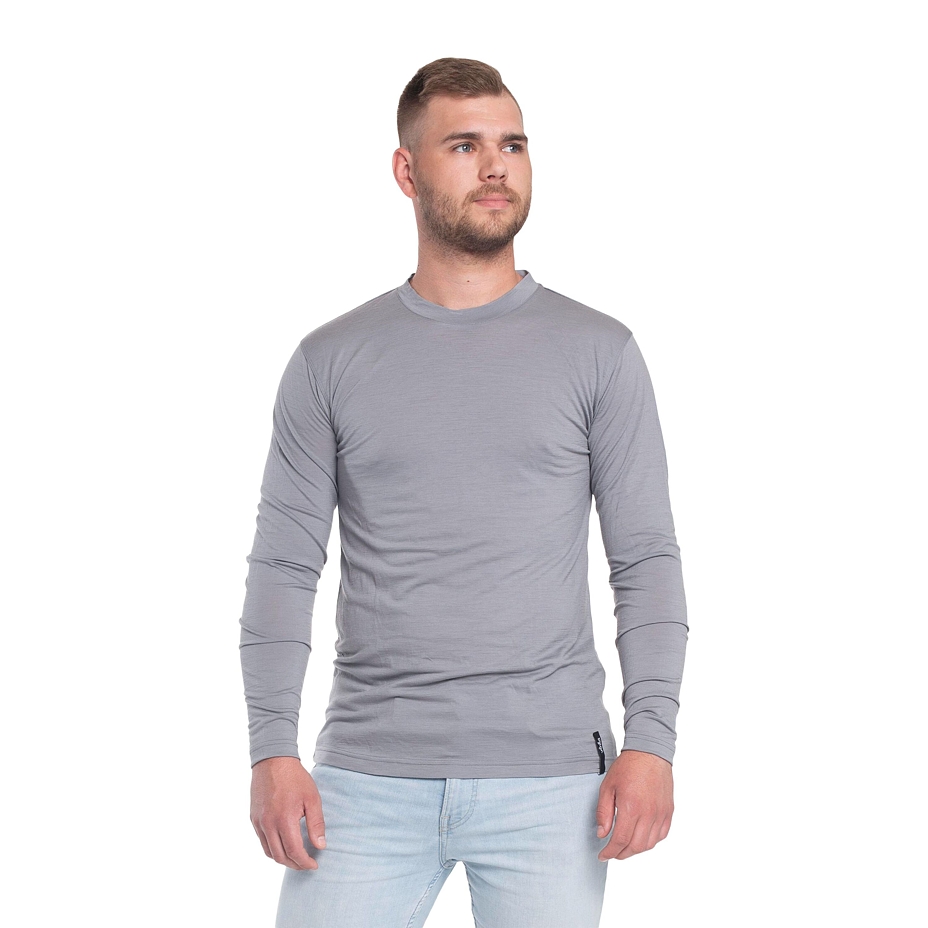 Men’s Merino Long Sleeve T-shirt Grey