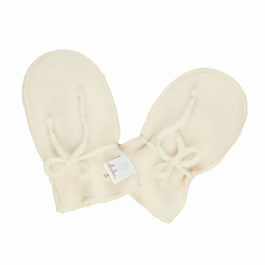 Newborn Mittens White