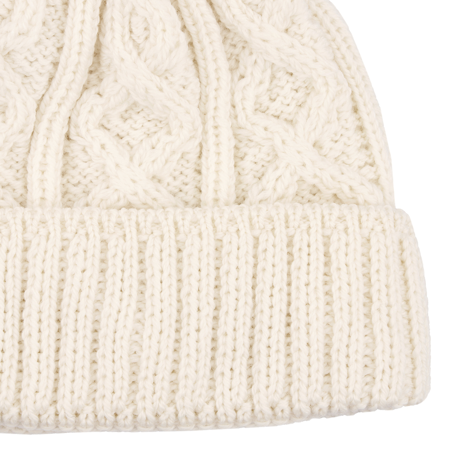 Diamond Supersoft Merino wool hat natural
