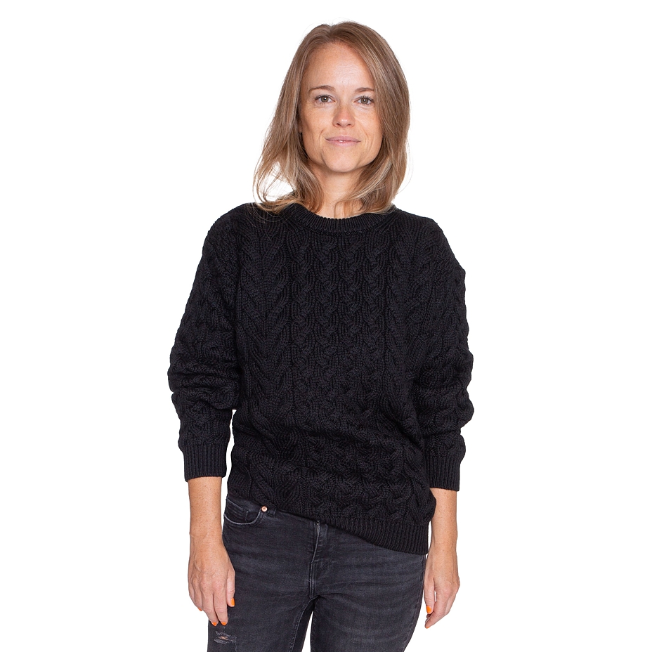 Vlnka Wool Sweater S08 Black