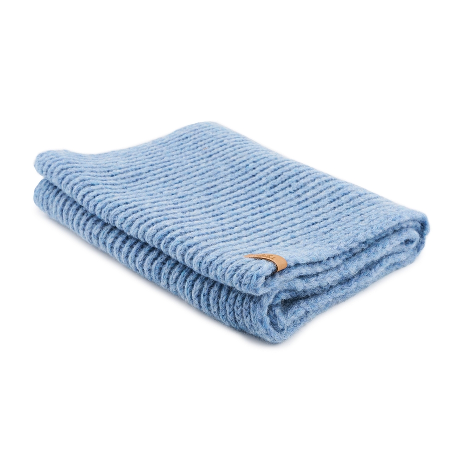 Vlnka Wool Scarf B05 Blue