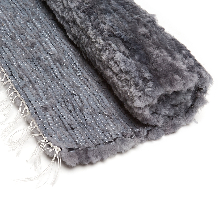 Wool Rug Grey