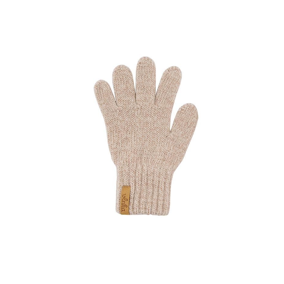 Kids’ Vlnka Wool Gloves R05 Natural