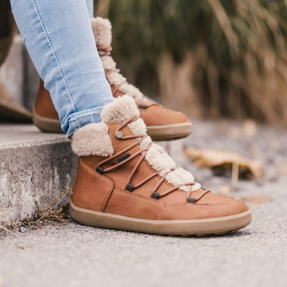 Be Lenka Bliss Women's Leather Barefoot Shoes Brown