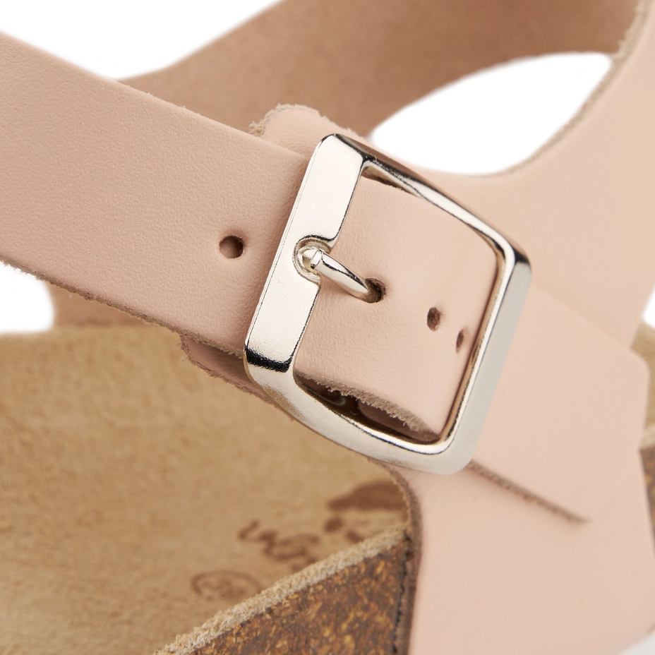 Women's cork anatomical sandals Jindra pink