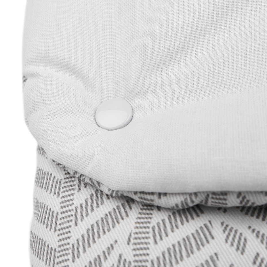 Baby cotton footmuff Vlnka grey