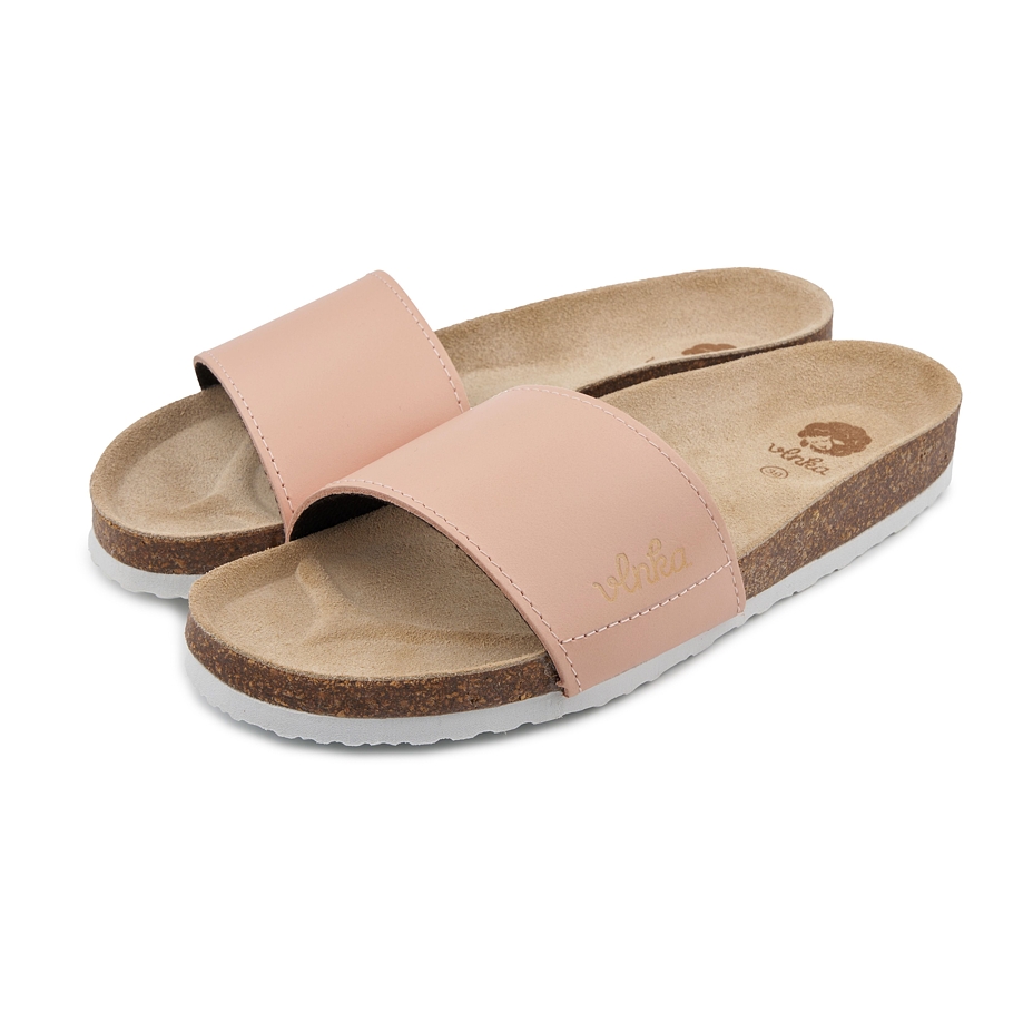 Women's Trepky Orthopaedic Cork Sliders Pink