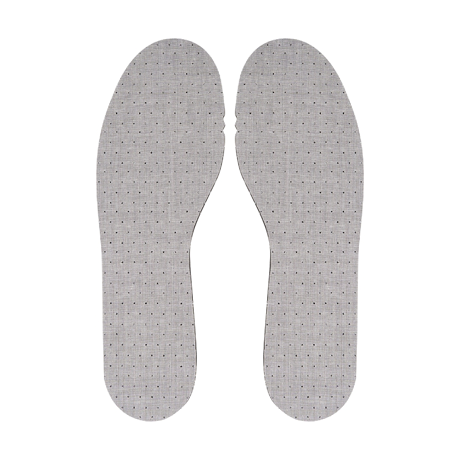 Breathable Shoe Insoles with Activated Charcoal against Perspiration