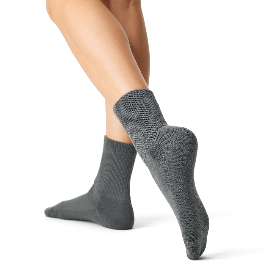 2 pairs “Siberia“ Merino Wool Socks Grey
