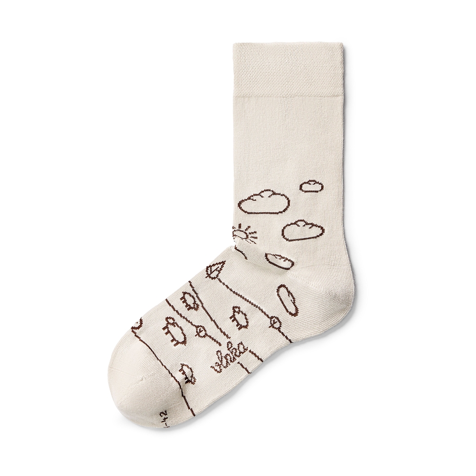Vlnka Cotton Socks Meadow Beige