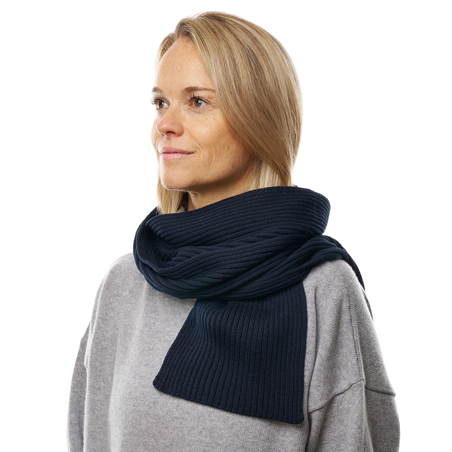 Woolen Scarf Merino Prins Black