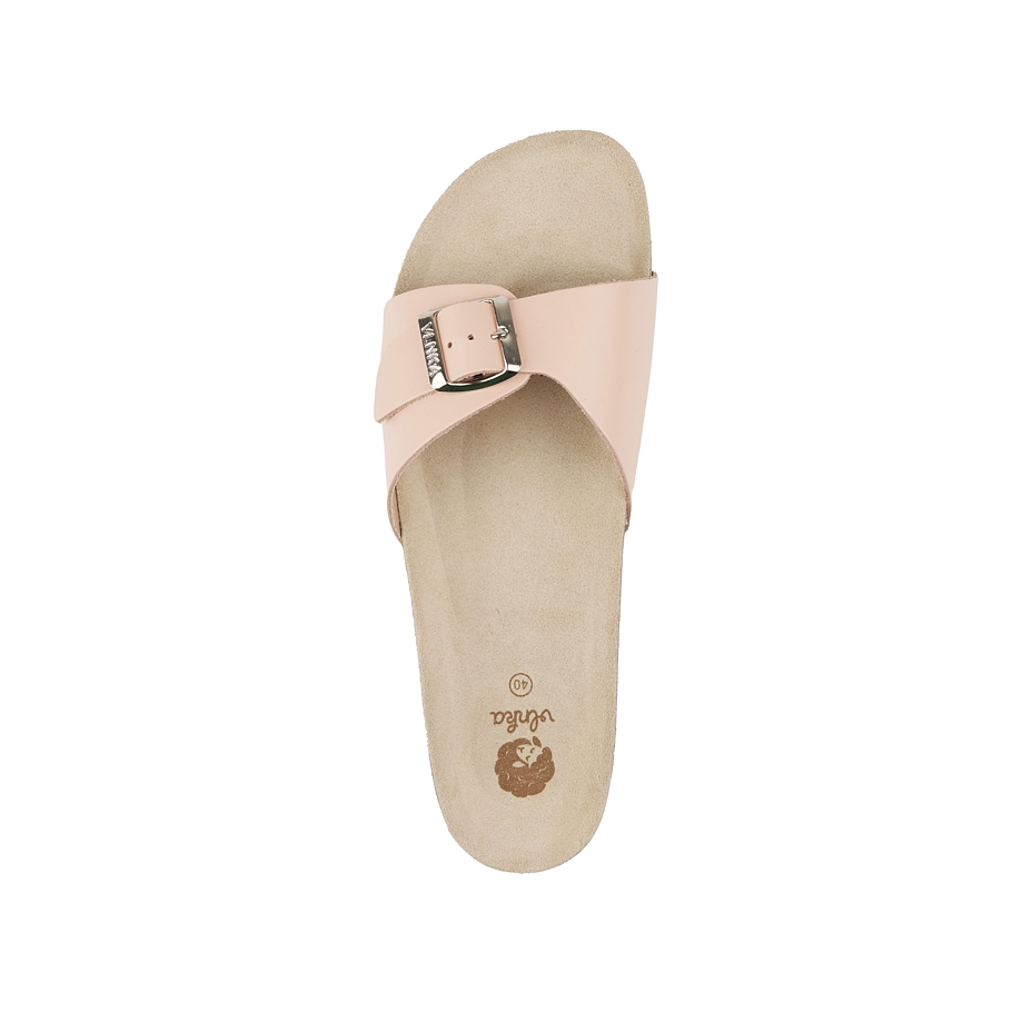 Women's Orthopedic Cork Sliders Laura Light Pink