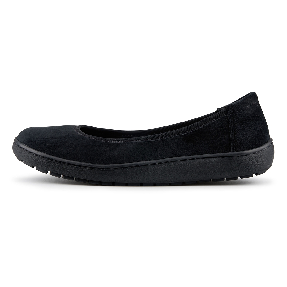 Women’s barefoot textile ballerinas Joli black
