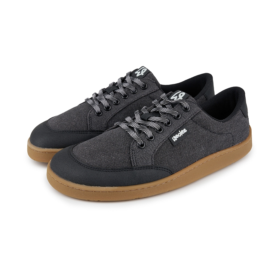 Women’s barefoot textile sneakers Oxy black