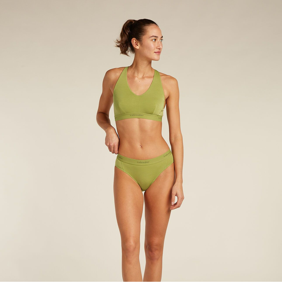 Merino panties 125 Cool-Lite Sprite Hipster Icebreaker Olive