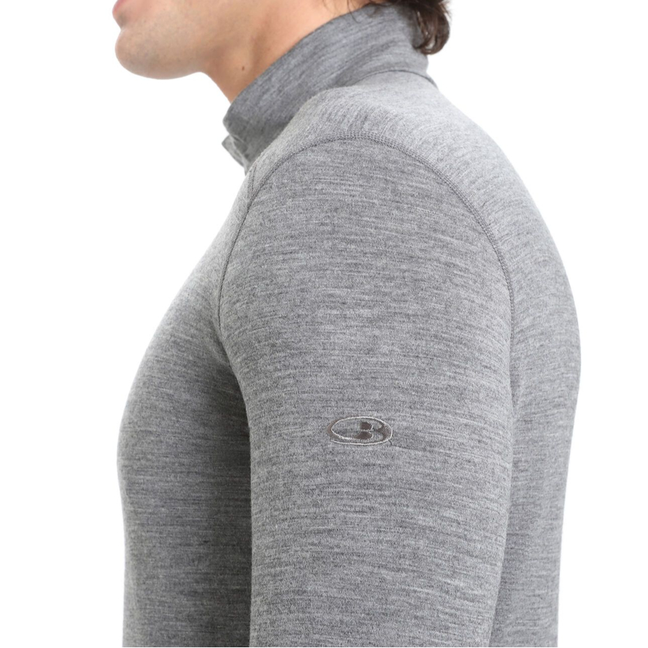 Men's T-shirt Merino 200 Oasis LS Half Zip Icebreaker Gritstone