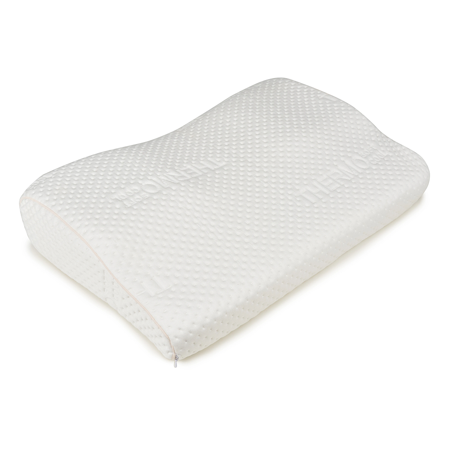 Memory orthopedic pillow for the cervical spine